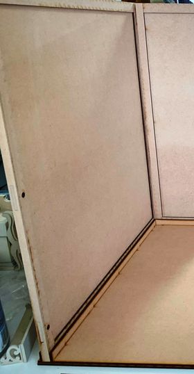 1:6 Blank Side Wall Kit (To Fit the 650mm Wide Roombox Kit 16DSRB)