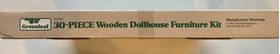 Greenleaf 30 Piece Wooden Dolls House Furniture Kit - Old stock clearance