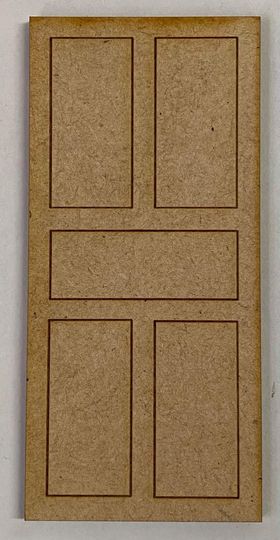Standard Door for Book Nook Kit Laser Cut (90 x 42mm)