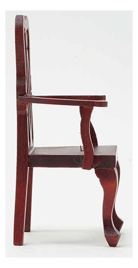 Side Chair with Arms, Mahogany (1 3/4" x 3 9/16" x 1 1/2")