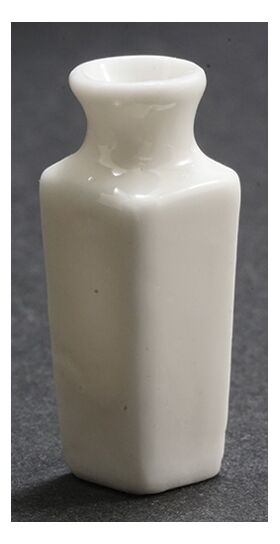 White Square Vase (7/16" x 1-3/16")