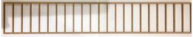 Balustrade with Rectangles (443 x 75mm) Laser Cut