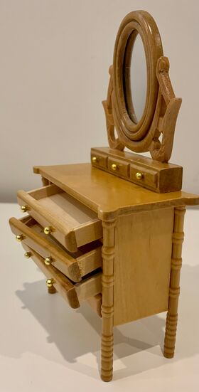 Dresser Natural with Mirror (100 x 48 x 168Hmm)