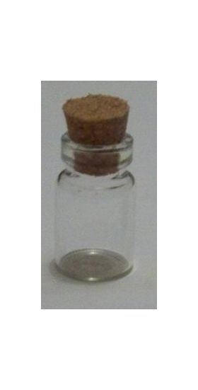 Clear Jar (10mmDiam x 18Hmm (plus cork))