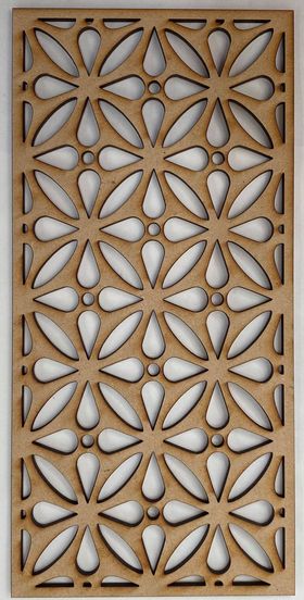 Screen Geo Floral Laser Cut (95 x 197mm)