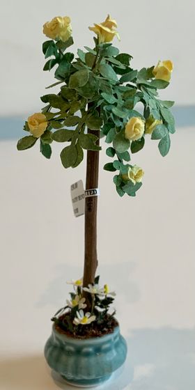 Potted Roses by Kathy Brindle (23 Diam x110Hmm)