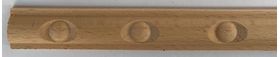 Wood Trim Spaced Circles (15 x 5 x 500mm)