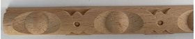 Wood Trim Circles and Patterns Between (15 x 7 x 500mm)