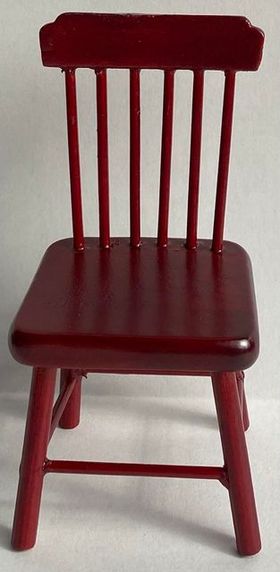 Dining Chair Spindle Back Mahogany (40 x 40 x 80Hmm)