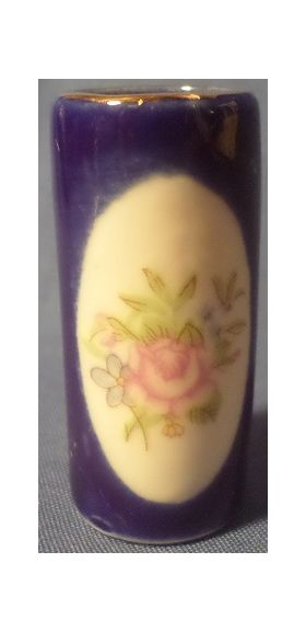 Umbrella Stand Blue Floral (19 Diam x 45mmH)