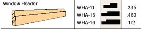 Window Header (0.460" x 24"L)