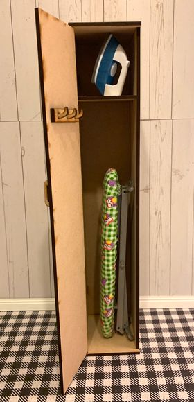 1:6 Broom / Ironing Cupboard Kit (63W x 74D x 320Hmm)