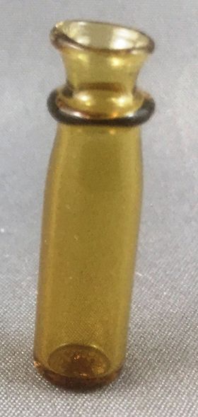 Beer Bottle Amber (6 Diam x 27Hmm)