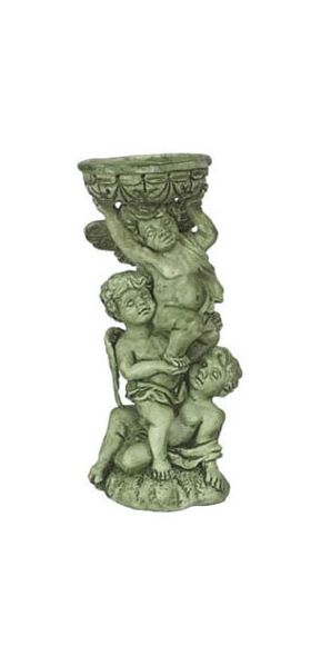 Angels Bird Bath 2pcs Grey ( 2.875"H)