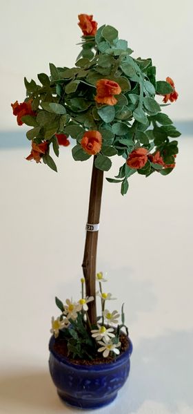 Potted Roses by Kathy Brindle (23 Diam x110Hmm)