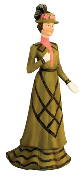 Standing Lady in Green (150mmH)