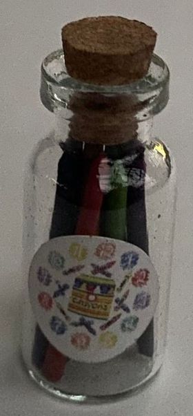 1:6 Scale Jar of Pencils (15 Diam x 38Hmm)