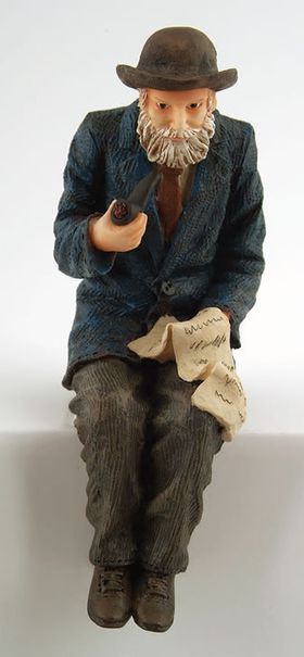 Grandfather Sitting (110 x 40 x 60mm)