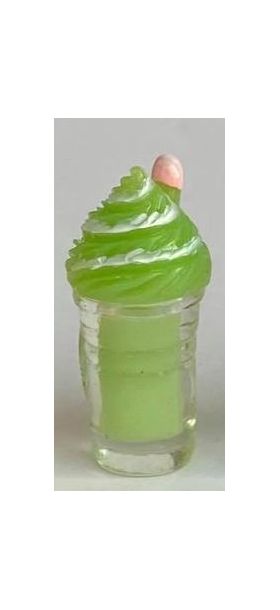 Large Green Drink with Green Cream on Top (14Diam x 30H)