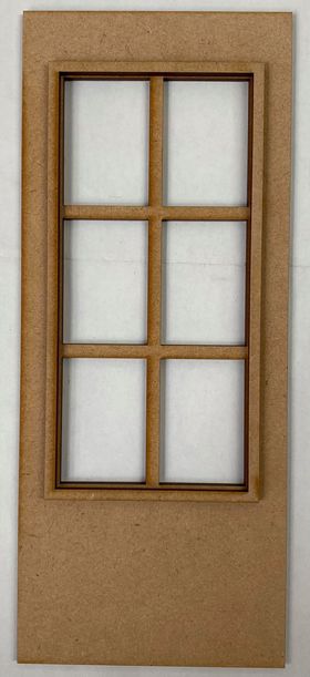 Background Window for Book Nook Kit Large Laser Cut (289 x 144mm)