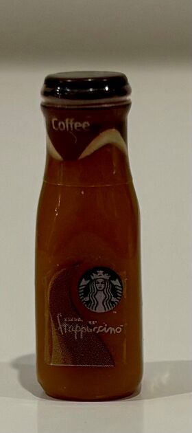 Frappuccino Bottle Brown Top - Coffee (28mmH)
