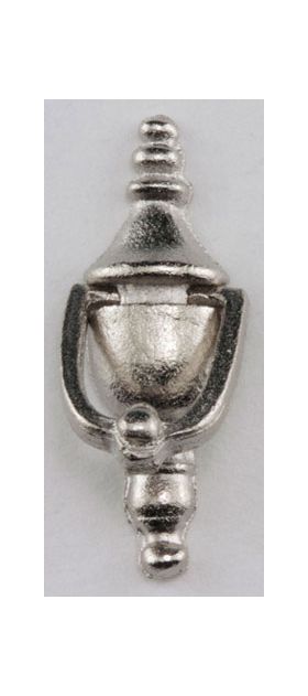 Working Door Knocker, 1/Pk, Satin Nickel (13/16" X 5/16")