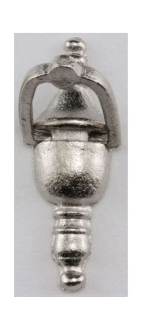 Working Door Knocker, 1/Pk, Satin Nickel (13/16" X 5/16")