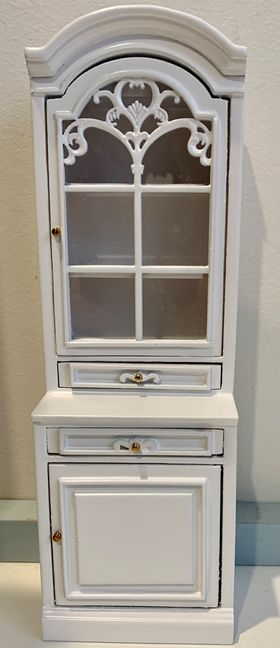 Fancy Tall Cabinet White (62 x 46 x 185Hmm)