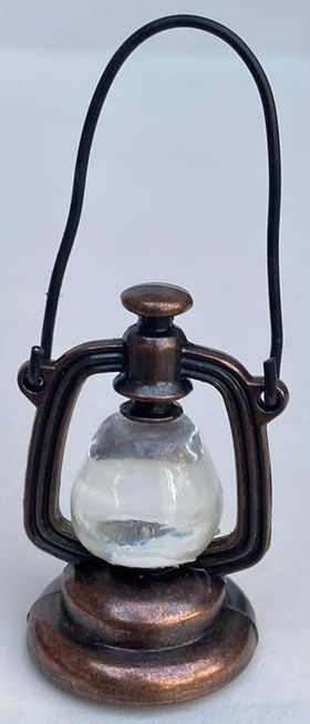 Metal Lantern Copper (22 Diam x 33Hmm (plus loop)) (Not Electrical)