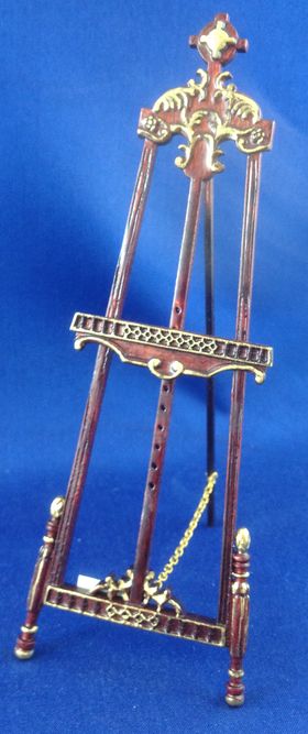 'Gallery' Easel Mahogany with Gold (155Hmm) By Bespaq