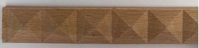 Wood Trim Pyramids (18 x 5 x 500mm)