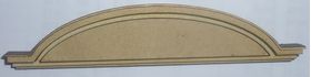 Pediment, Round for over Door (100W x 20mmH)