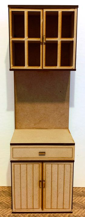 1:6 Kitchen Bench Unit (100W x 75D x 320H, Bench Height 120mm)