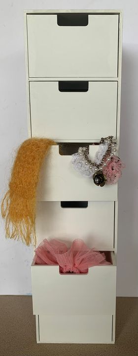 1:6 Single Unit with Rails and top Shelf (95W x 95D x 370Hmm)