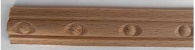 Wood Trim Large Spaced Circles (19 x 7 x 500mm)