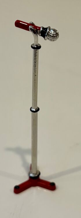 Microphone Stand Red (90mmH)