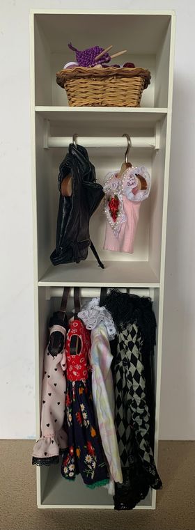 1:6 Single Unit with Rails and top Shelf (95W x 95D x 370Hmm)