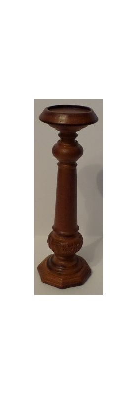 Pillar Pedestal Walnut (90mmH)