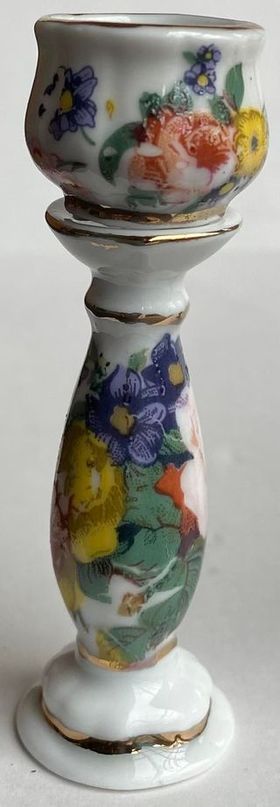 Jardiniere Floral (Bowl: 23Diam x 20H, Stand 55Hmm)