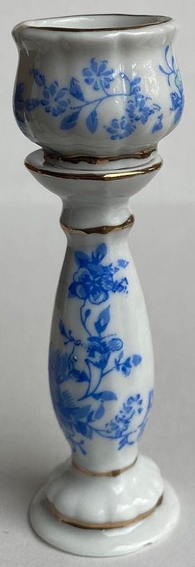 Jardiniere Blue/White (Bowl: 23Diam x 20H, Stand 55Hmm)