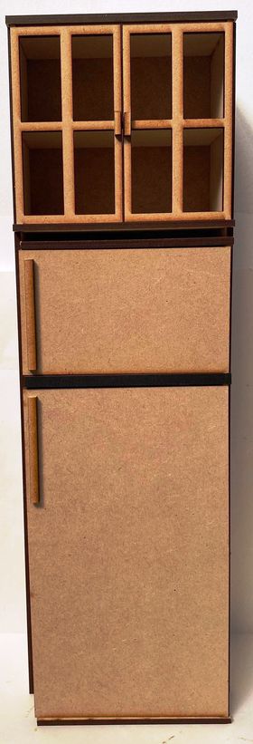 1:6 Kitchen Unit with Fridge Kit
