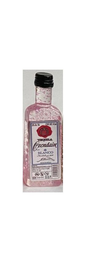 1:6 or Large 1:12 Sparkly Rectangle Bottle Clear / Light Pink (12 x 9 x 38Hmm)