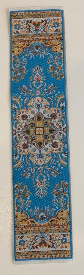 Blue Turkish Hall Runner Mats 215x45mm (Approx)