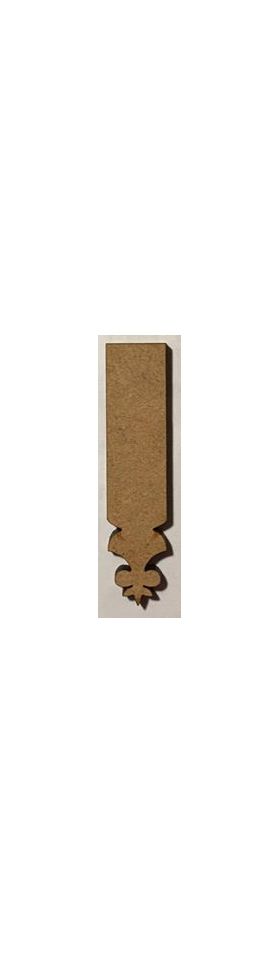 Centre Bracket Vertical Piece (43 x 10mm) Laser Cut