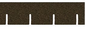 Brown Square Asphalt Shingles, 157 Square Inches
