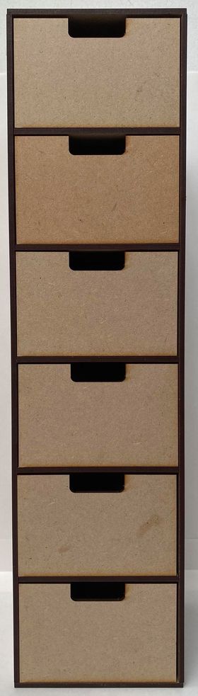 1:6 Single Unit with Drawers (95W x 95D x 370Hmm)