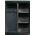 Armoire / Wardrobe Black (3-7/8" W x 5-1/2" H X 1-3/4" D)