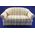 Sofa Cream Stripe (150x65x70mm)