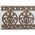Balustrade Single with Six Round Floral (310 x 73mm) Laser Cut