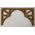 Vaulted Ceiling Set of 3 for Book Nook Kit Small Laser Cut (96 x 50mm)